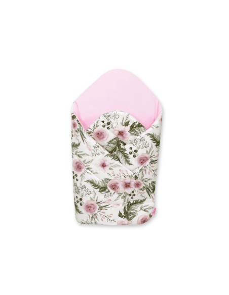 Baby nest with stiffening - peony flower pink