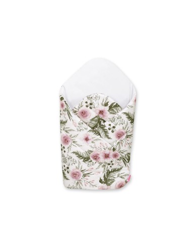 Baby nest with stiffening - peony flower pink/white