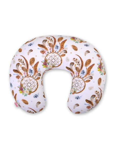 Feeding pillow - dream catchers white