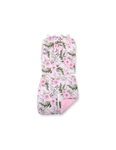 Double-sided cart insert BOBONO - peony flower pink/pink