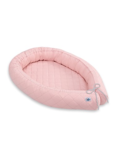 Baby nest quilted - pastel pink