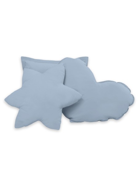 3pcs pillow set - pastel blue