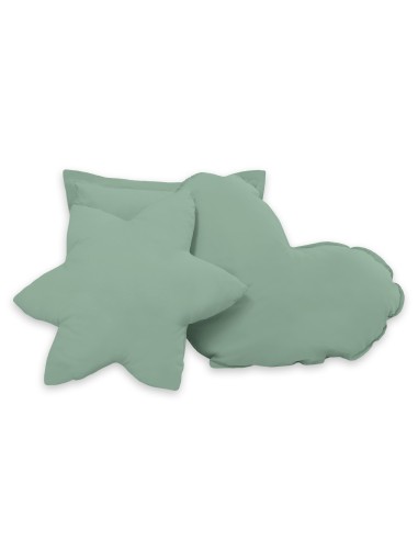 3pcs pillow set - pastel green