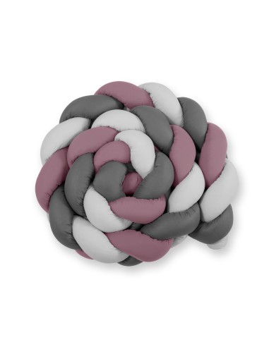 Knot bumper XXL- pastel blue - gray - anthracite