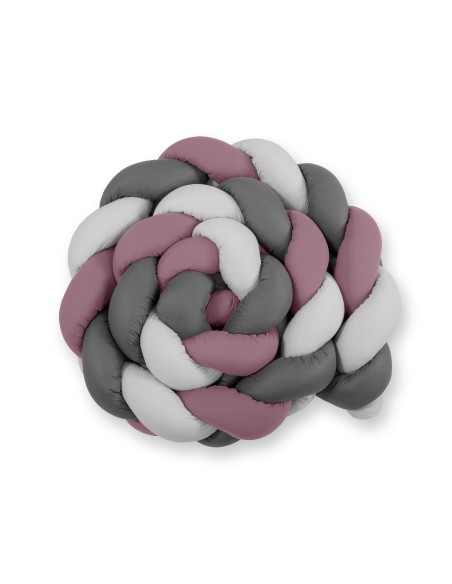 Knot bumper XXL- pastel blue - gray - anthracite