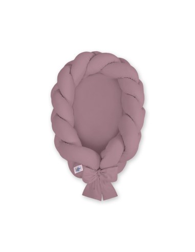 Braided baby nest 2 in 1 - pastel violet