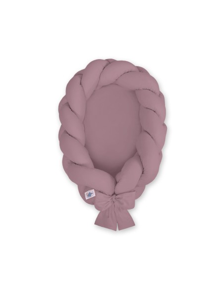 Braided baby nest 2 in 1 - pastel violet