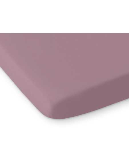 Sheet made of cotton 120x60cm white- pastel violet