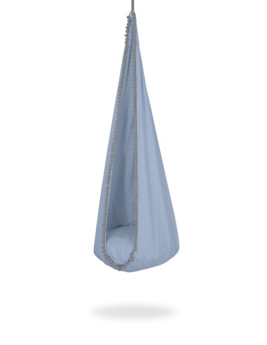 Hanging swing hammock cocoon - pastel blue