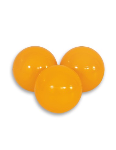 Plastic balls for the dry pool 50pcs - honey yellow