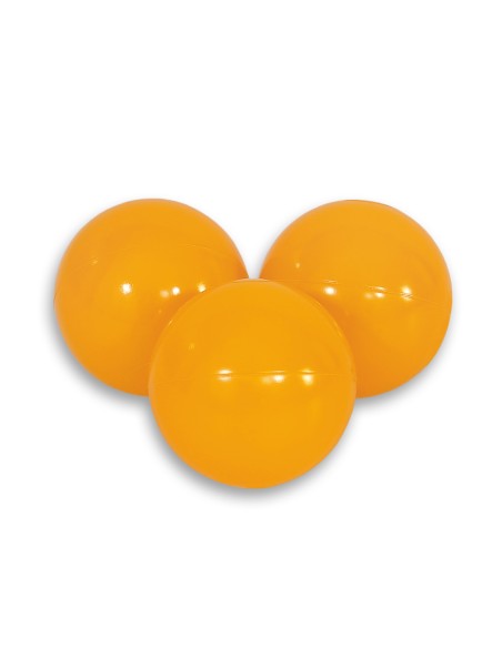 Plastic balls for the dry pool 50pcs - honey yellow