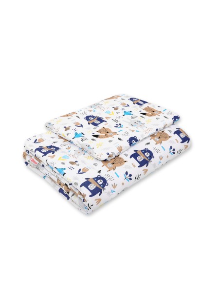 Bedding set 2-pcs 75x100cm NEWBORN- navy blue bears