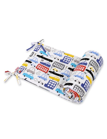 Universal bumper for cot - colorful cars