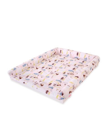 Changing mat for changing table - pink hedgehogs