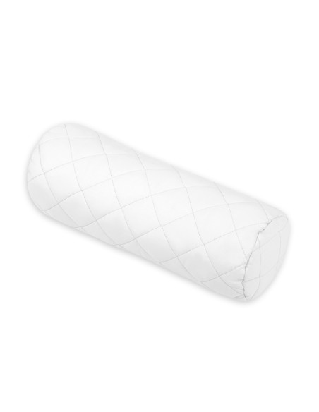 Decorative roller pillow - white