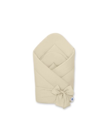 Baby nest with bow - beige