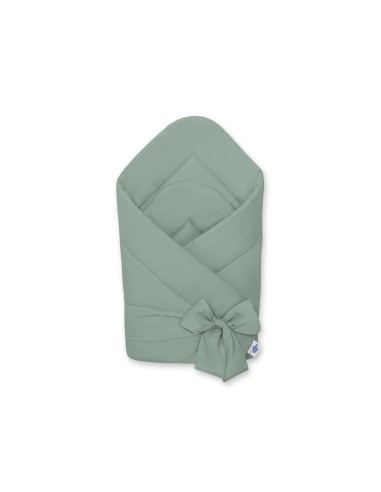 Baby nest with bow - pastel green