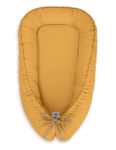 Baby nest double-sided Premium Cocoon for infants MY SWEET BABY- honey yellow