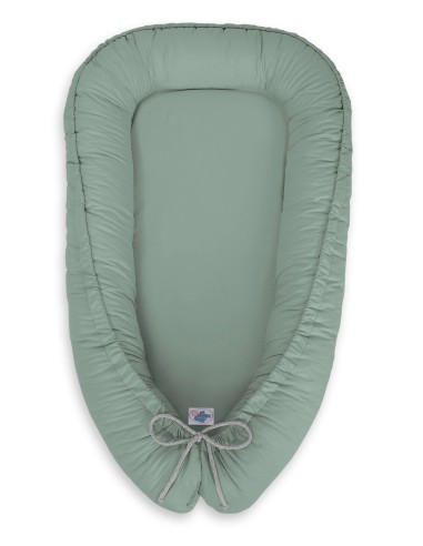 Baby nest double-sided Premium Cocoon for infants MY SWEET BABY- pastel green