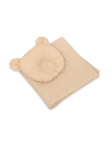 Duvet with pillow - 2pcs set - beige