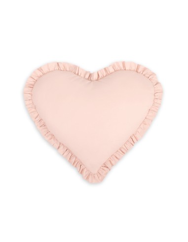 Decorative heart pillow - powder pink