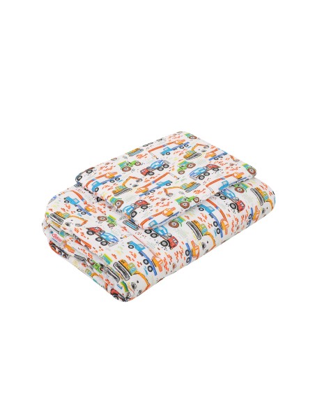 Bedding set 2-pcs 75x100cm NEWBORN - construction site