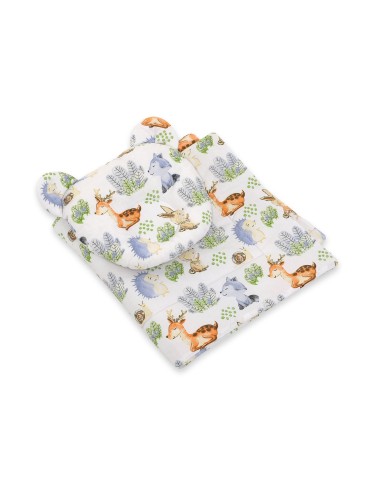 Duvet with pillow Teddy - 2pcs set - Forest Adventure