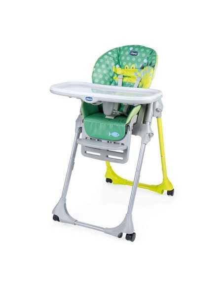 Highchair Chicco Crocodile + 6 Months Versatile and adaptable