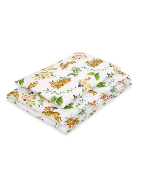 Baby cotton bedding set 2-pcs 135x100 cm- in the forest