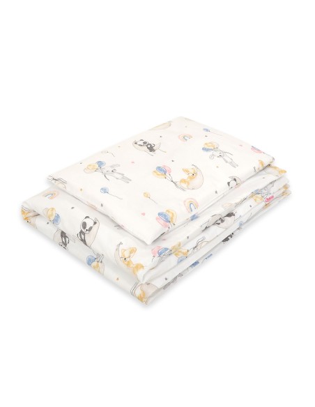 Baby cotton bedding set 2-pcs 135x100 cm - balloons