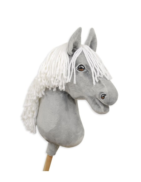 Horse on a stick Super Hobby Horse Premium - gray horse A3