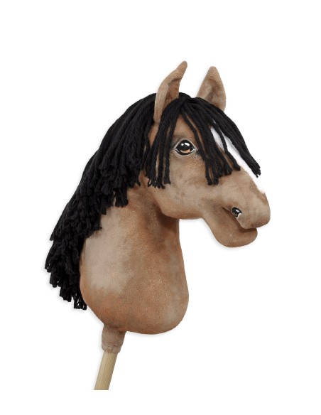 Horse on a stick Super Hobby Horse Premium - buckskin horse A3