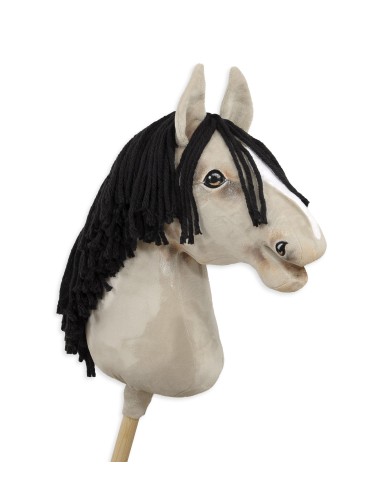 Horse on a stick Super Hobby Horse Premium - light dun horse A3