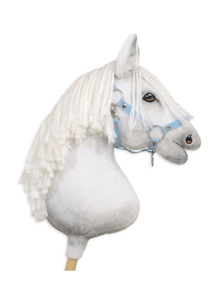 The adjustable halter for Hobby Horse A3 - light blue