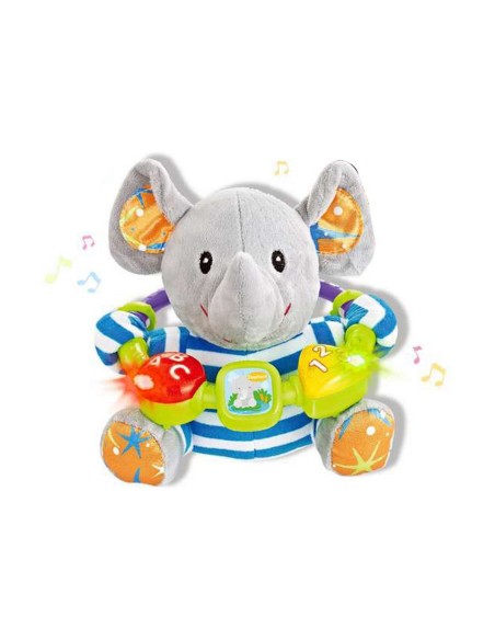 Peluche sonore Reig Eléphant 35 cm