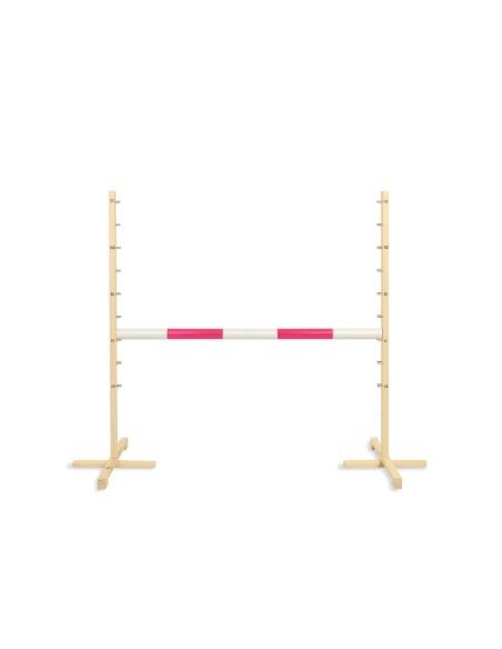 Jumping obstacle for Hobby Horse 120cm, beam pink