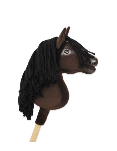 Horse on a stick Super Hobby Horse Premium - dark bay horse A4