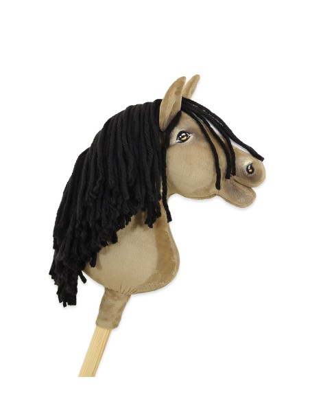 Horse on a stick Super Hobby Horse Premium - dun horse A4