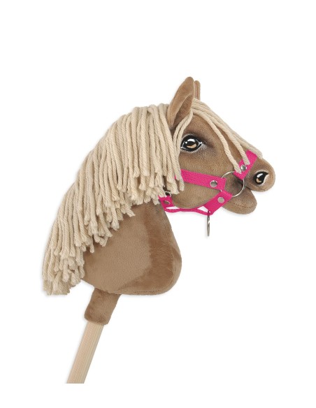 Hobby Horse halter A4 small - dark pink