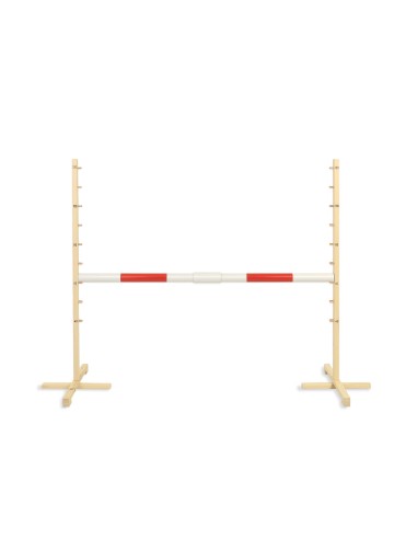 Jumping obstacle for Hobby Horse 160 cm, h-120cm, beam red