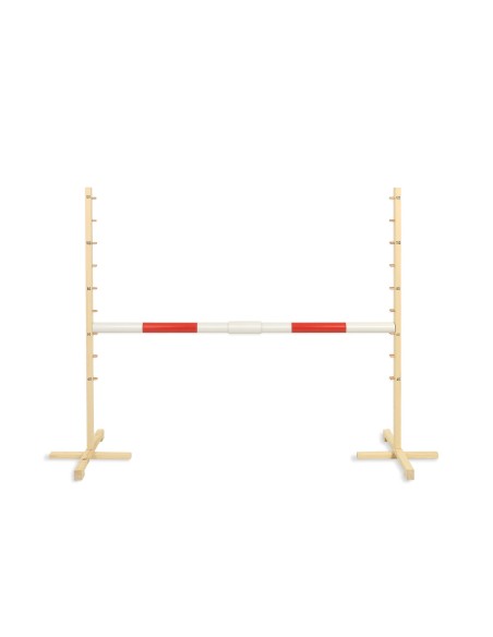 Jumping obstacle for Hobby Horse 160 cm, h-120cm, beam red