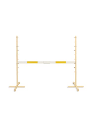 Jumping obstacle for Hobby Horse 160 cm, h-120cm, beam yellow