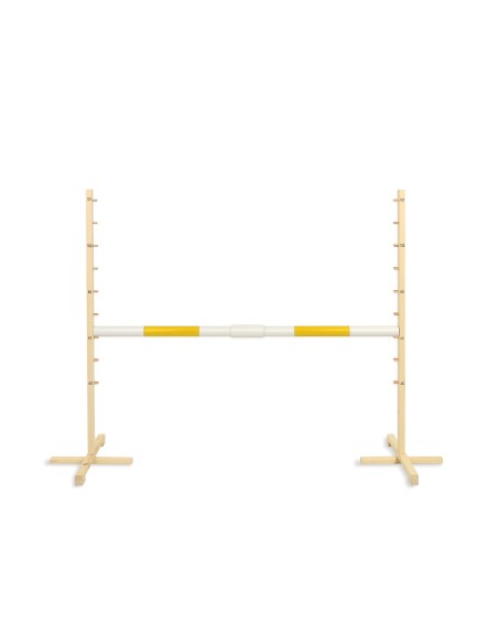 Jumping obstacle for Hobby Horse 160 cm, h-120cm, beam yellow