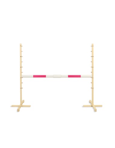 Jumping obstacle for Hobby Horse 160 cm, h-120cm, beam pink