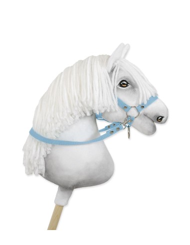 Hobby Horse reins for halters - light blue