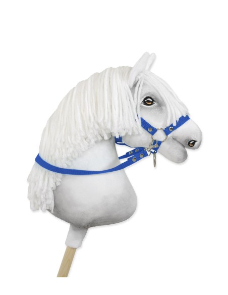 Hobby Horse reins for halters - blue