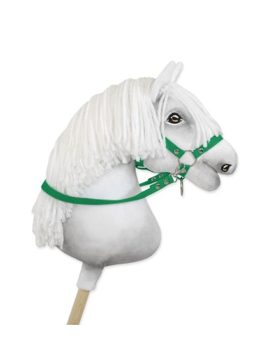 Hobby Horse reins for halters - green