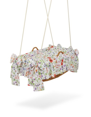 Moses Basket Hanging crib - Meadow