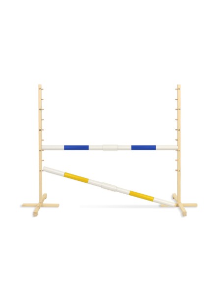 Jumping obstacle for Hobby Horse 160 cm with two bars 50mm - blue