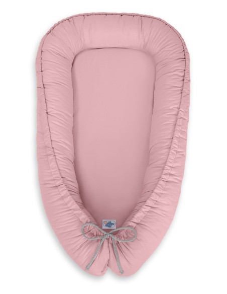 Baby nest double-sided Premium Cocoon for infants MY SWEET BABY- pastel pink